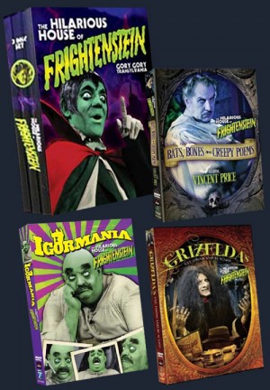 Frightenstein DVD covers